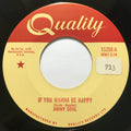Jimmy Soul : If You Wanna Be Happy (7", Single)