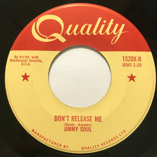 Jimmy Soul : If You Wanna Be Happy (7", Single)