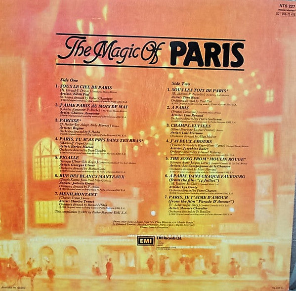 Various : The Magic Of Paris (LP, Comp, Mono)