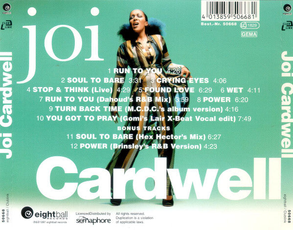 Joi Cardwell : Joi Cardwell (CD, Album)