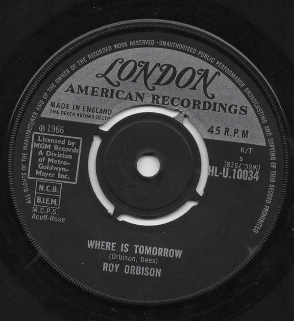 Roy Orbison : Twinkle Toes (7", Single)