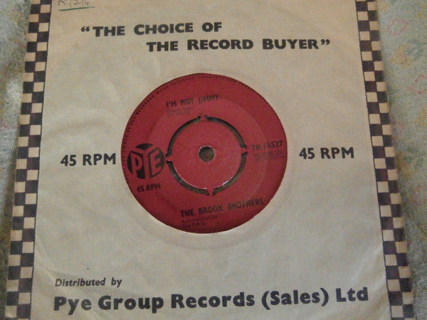 The Brook Brothers : I'm Not Jimmy (7", Single)