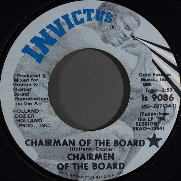 Chairmen Of The Board : Chairman Of The Board (7", Single, Win)