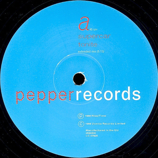 Supercar : Tonite (12")