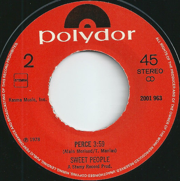 Sweet People : Et Les Oiseaux Chantaient (...En De Vogels Zongen) (7", Single, Lar)