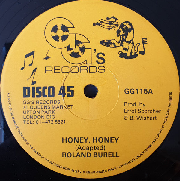 Roland Burrell : Honey, Honey (12")