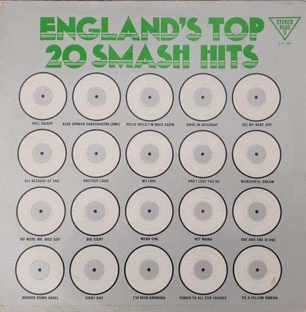 Unknown Artist : England's Top 20 Smash Hits (LP)