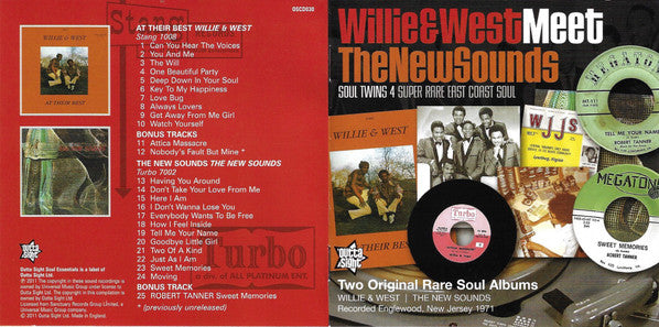 Willie And West, The New Sounds : Willie & West Meet The New Sounds (CD, Comp)