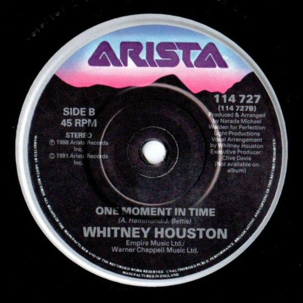 Whitney Houston : I Belong To You (7")
