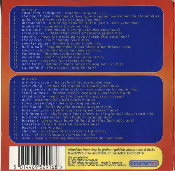 Various : Club Cuts 97 Volume 2 (2xCD, Mixed)