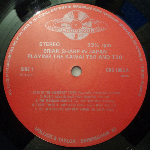 Brian Sharp (2) : Brian Sharp In Japan (LP)