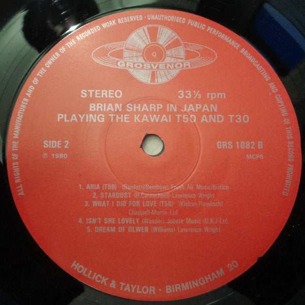 Brian Sharp (2) : Brian Sharp In Japan (LP)