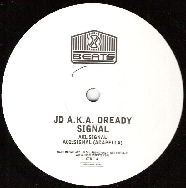 JD (3) A.K.A. Dready (3) : Signal (12", Promo)