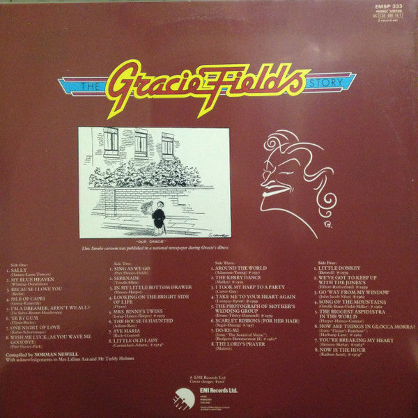 Gracie Fields : The Gracie Fields Story (2xLP, Comp, Mono, Ltd, RE, RP)
