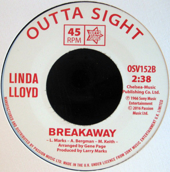 Liz Verdi / Linda Lloyd (2) : Think It Over (And Be Sure) / Breakaway (7", Single, RM)