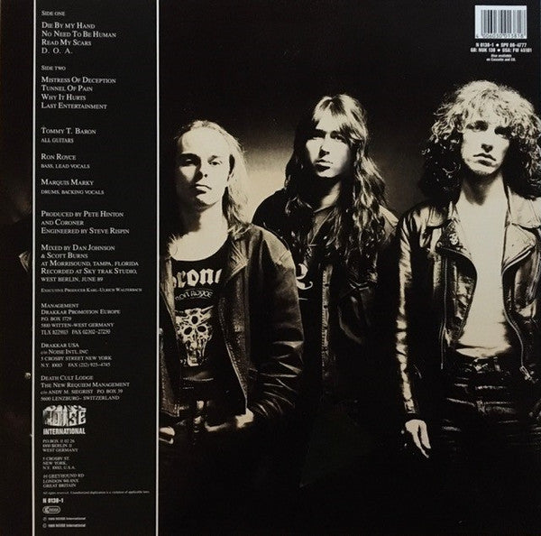 Coroner : No More Color (LP, Album, RP)