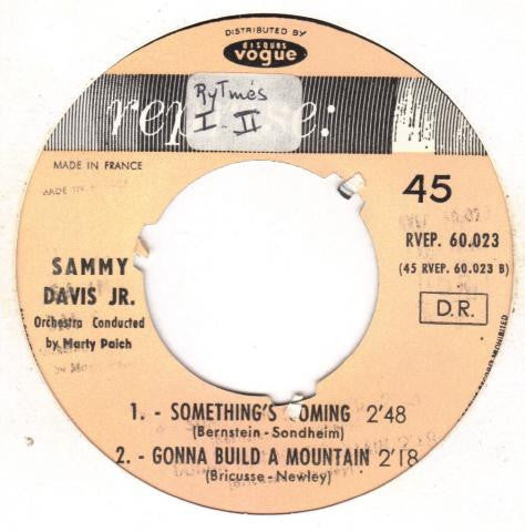 Sammy Davis Jr. : What Kind Of Fool Am I (Stop The World I Want To Get Off) (7", EP)