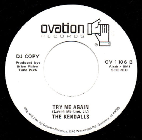 The Kendalls : It Don't Feel Like Sinnin' To Me (7", Promo)