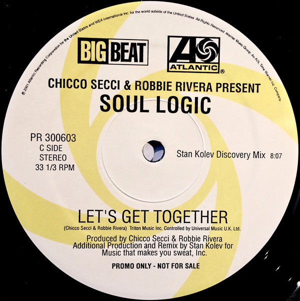 Chicco Secci & Robbie Rivera Present Soul Logic : Let's Get Together (2x12", Promo)