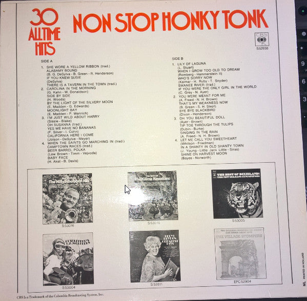 Unknown Artist : Non Stop Honky Tonk (LP)