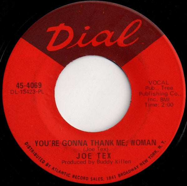 Joe Tex : Men Are Gettin' Scarce / You're Gonna Thank Me, Woman (7", Single, Pla)
