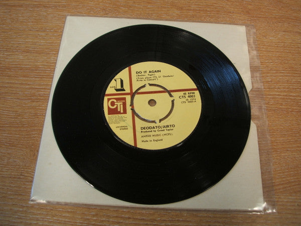 Eumir Deodato / Airto Moreira : Do It Again / Branches (O Galho Da Roseira) (7", Kno)