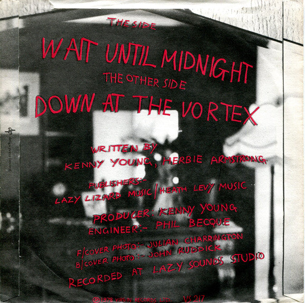 Yellow Dog : Wait Until Midnight (7", Single, Ltd, Ora)