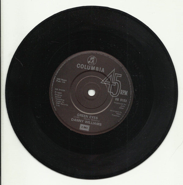 Danny Williams : Green Eyes (7", Single)