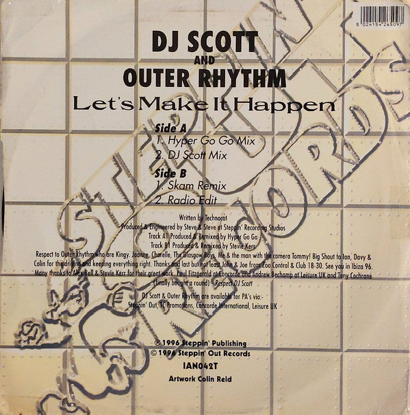 DJ Scott And Outer Rhythm : Let's Make It Happen (12")