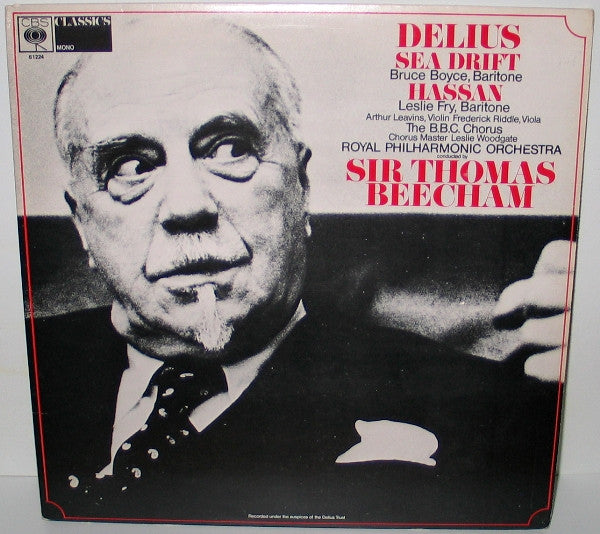 Frederick Delius, BBC Symphony Chorus, Leslie Woodgate, Royal Philharmonic Orchestra, Sir Thomas Beecham, Bruce Boyce, Leslie Fry : Sea Drift / Hassan (LP, Comp, Mono)