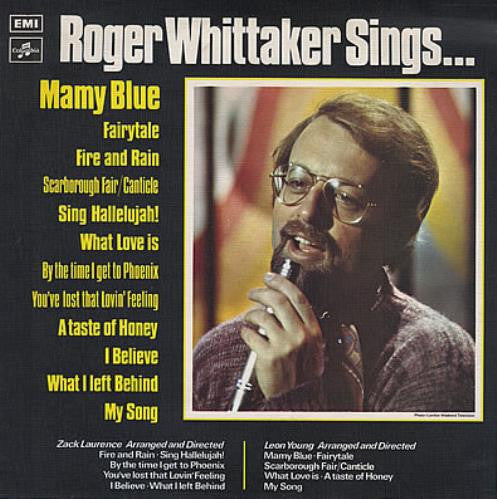 Roger Whittaker : Roger Whittaker Sings ... (LP, Album)