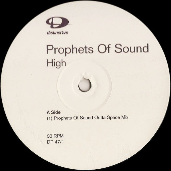 Prophets Of Sound : High (12", Promo)