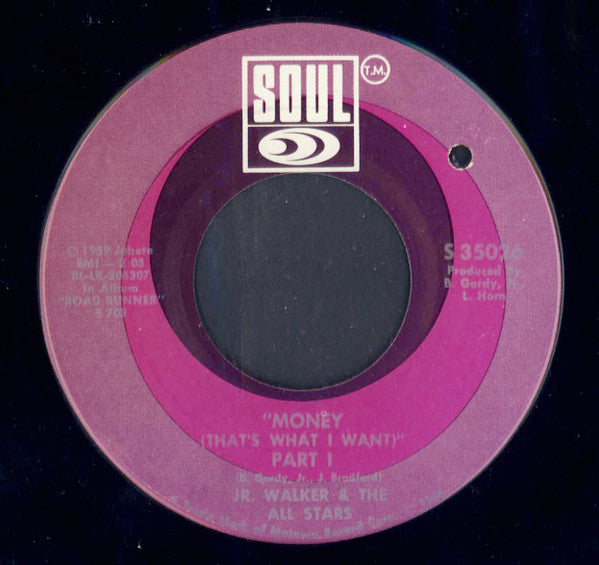 Junior Walker & The All Stars : Money (That's What I Want) (7")