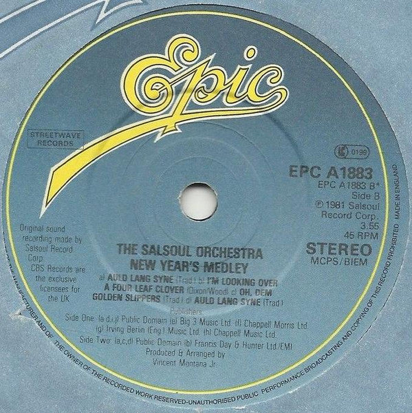 The Salsoul Orchestra : Christmas Time (7", Single)