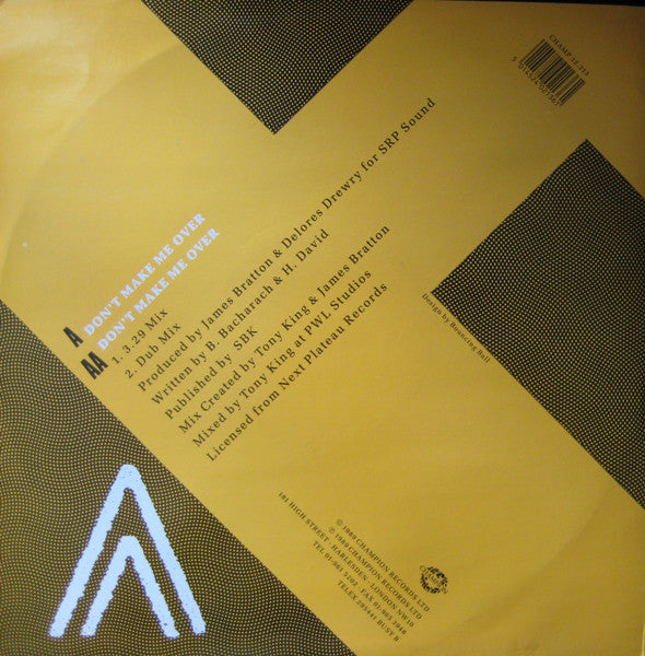 Sybil : Don't Make Me Over (12", Single, Bro)