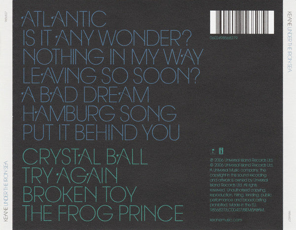 Keane : Under The Iron Sea (CD, Album, RP)