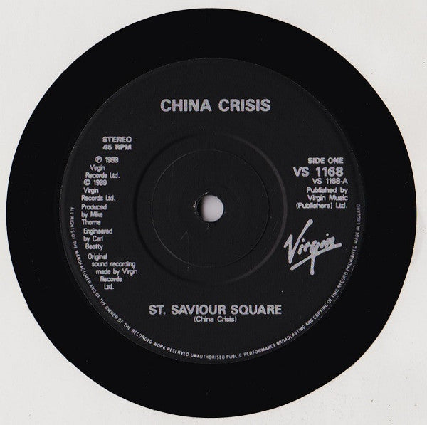 China Crisis : Saint Saviour Square (7", Single)