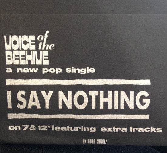 Voice Of The Beehive : I Say Nothing (12", Advance)