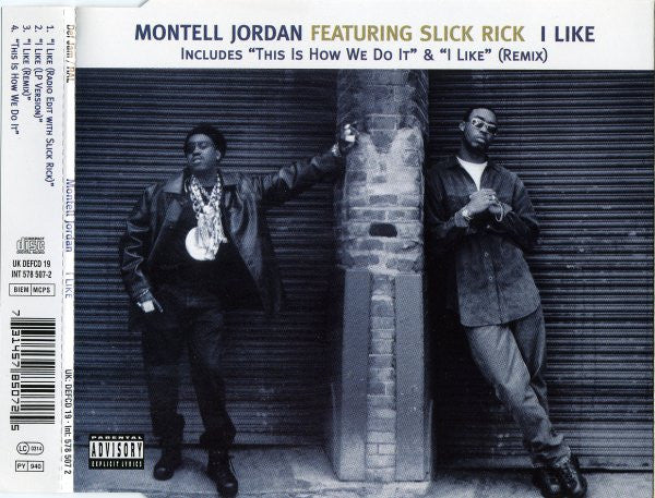 Montell Jordan Featuring Slick Rick : I Like (CD, Single)