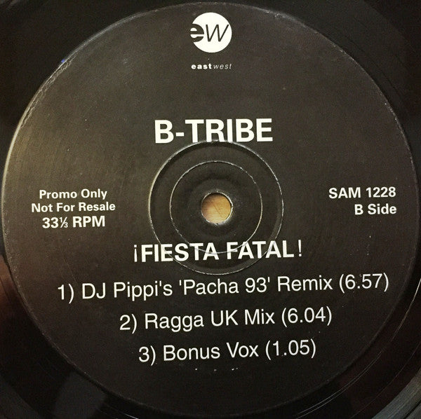 B-Tribe : ¡ Fiesta Fatal ! (12", Promo)