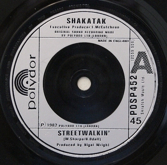 Shakatak : Streetwalkin' (7", Single)