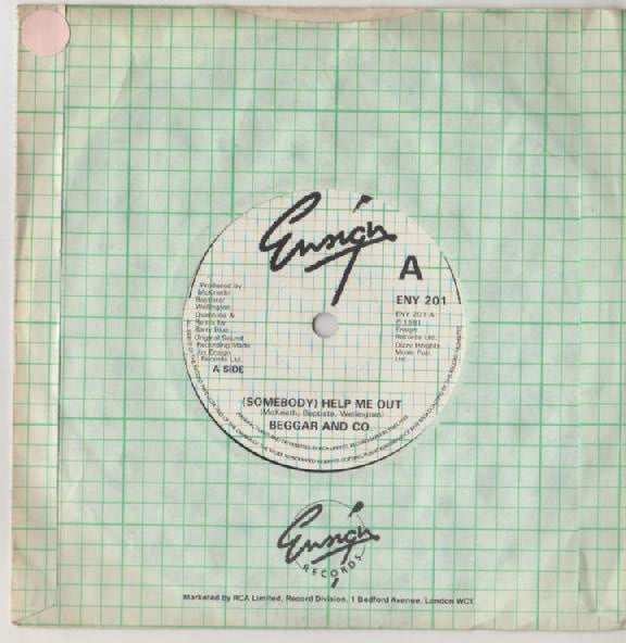 Beggar & Co. : (Somebody) Help Me Out (7", Single, Sol)