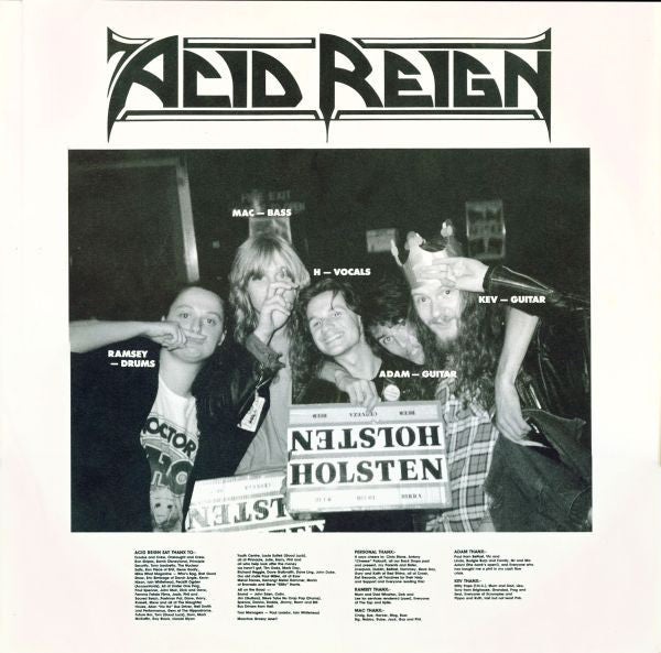 Acid Reign (2) : Obnoxious (LP, Album)