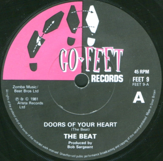 The Beat (2) : Doors Of Your Heart (7", Single, Pap)