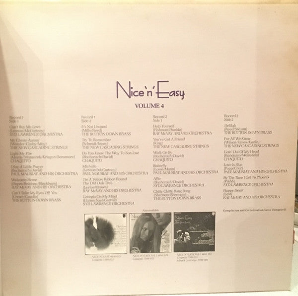 Various : Nice 'N' Easy Vol. 4 (2xLP, Comp)