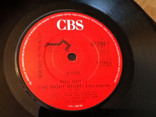 New Kids On The Block : You Got It (The Right Stuff) (7", Single)