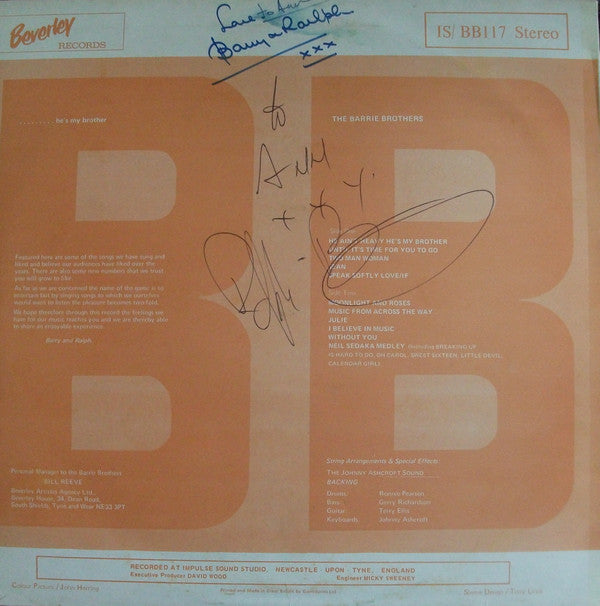 The Barrie Brothers : ... He's My Brother (LP)