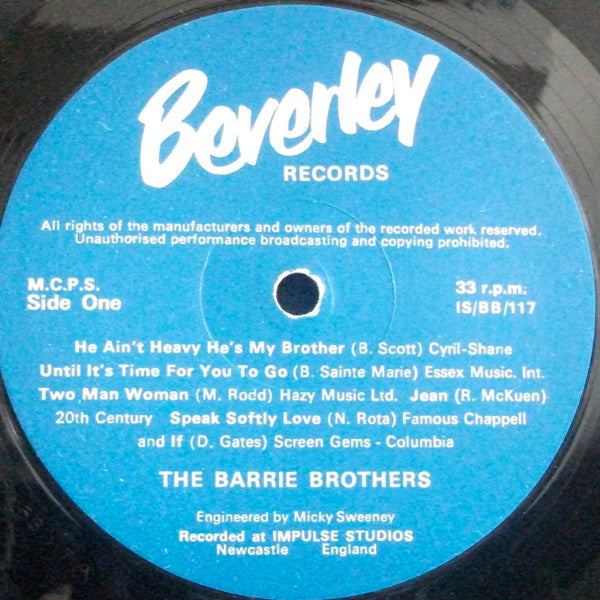 The Barrie Brothers : ... He's My Brother (LP)
