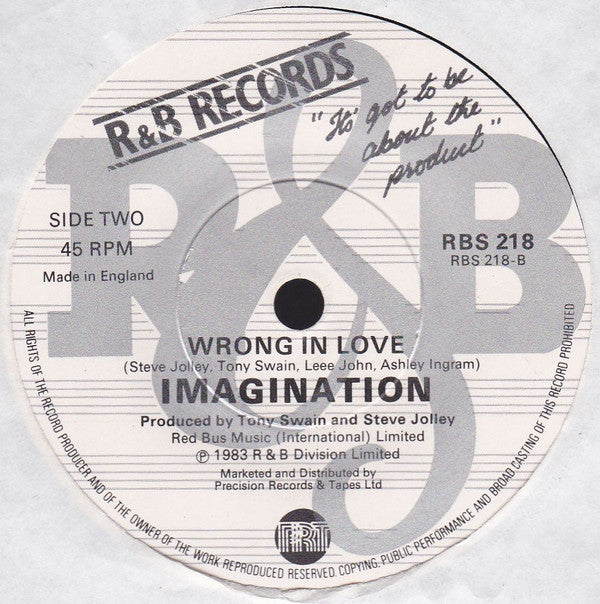 Imagination : State Of Love (7", Single)