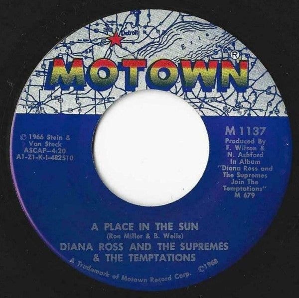 Diana Ross And The Supremes* & The Temptations : I'm Gonna Make You Love Me / A Place In The Sun (7", Single)